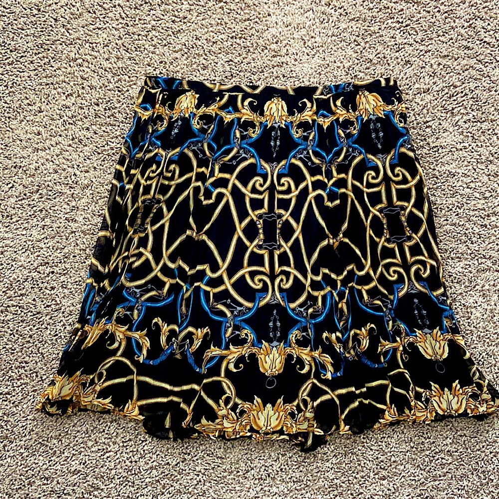 Beautiful J. McLaughlin equestrian theme skirt, SZ 10